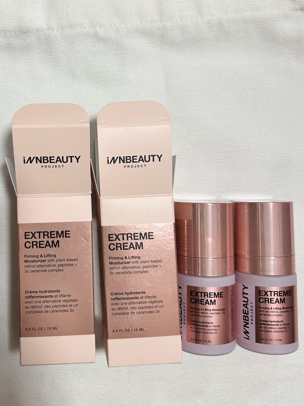 (2) iNNBEAUTY Extreme Cream Firming Moisturizer — Rose Gold